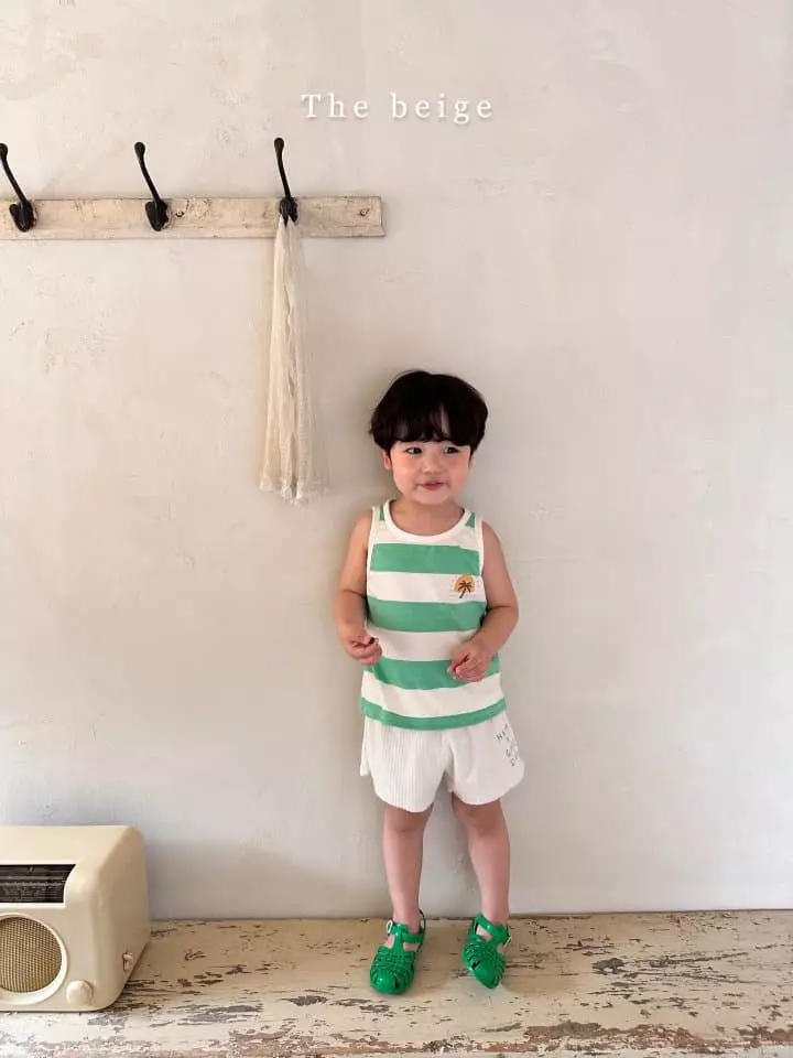The Beige - Korean Children Fashion - #kidsstore - Stripes Sleeveless - 10