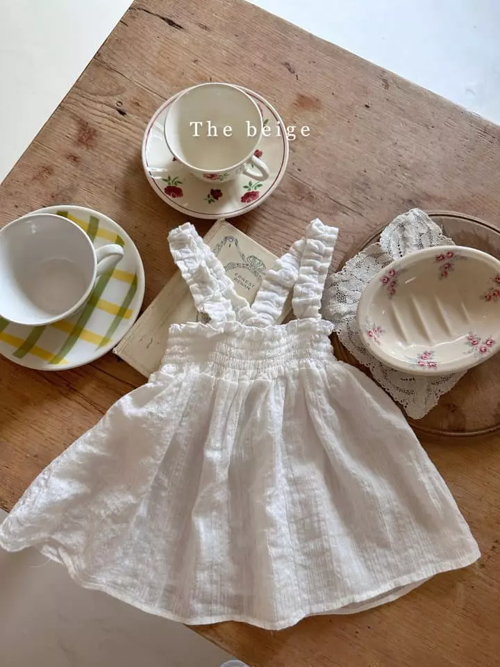 The Beige - Korean Children Fashion - #kidsstore - Smocked Sleeveless Blouse