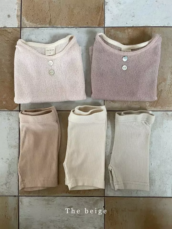The Beige - Korean Children Fashion - #kidsstore - Short Leggings - 4