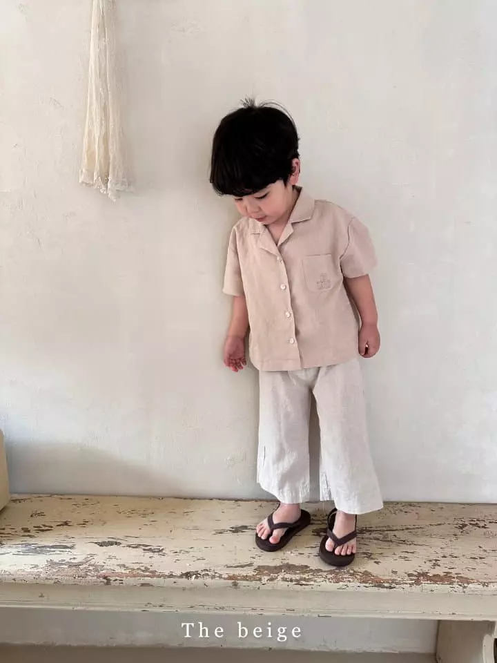 The Beige - Korean Children Fashion - #kidzfashiontrend - Linen Shirt - 7