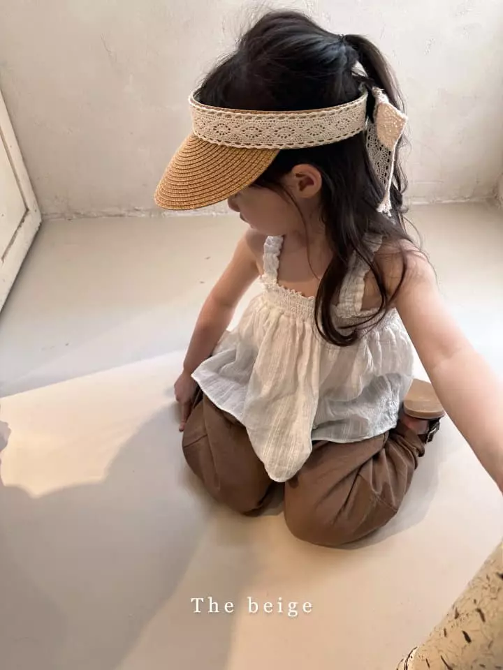 The Beige - Korean Children Fashion - #Kfashion4kids - Smocked Sleeveless Blouse - 4