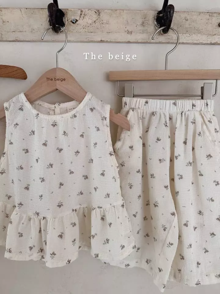 The Beige - Korean Children Fashion - #littlefashionista - Girl Top Bottom Set