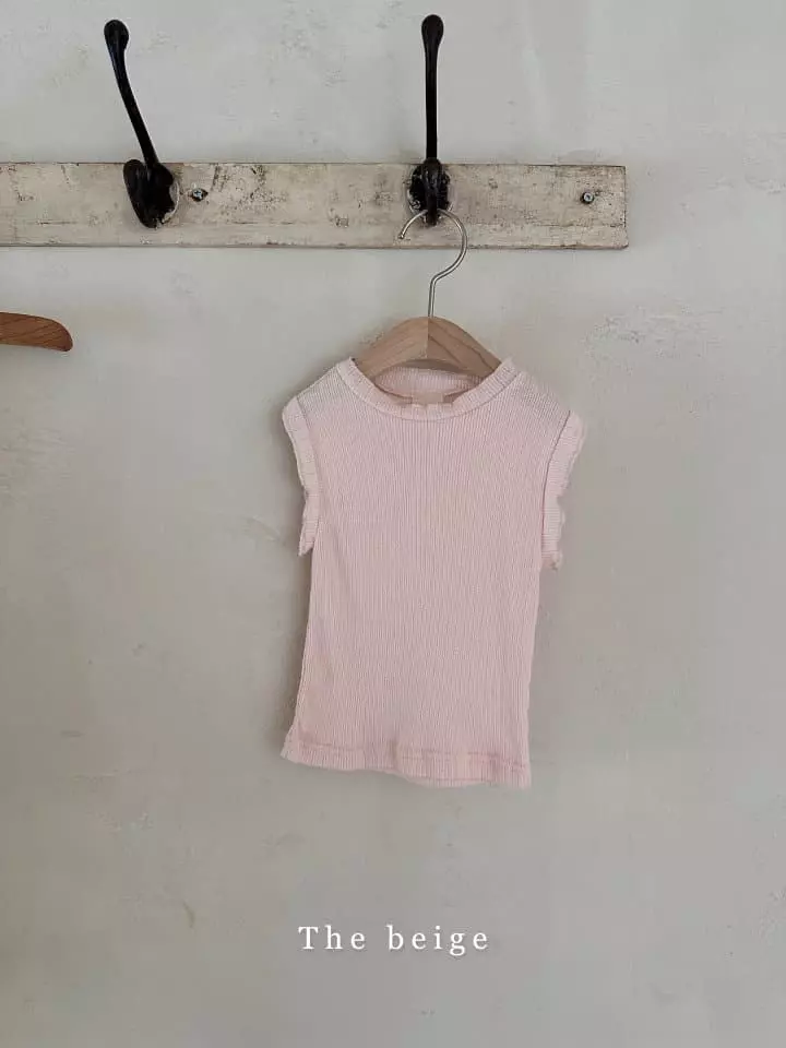 The Beige - Korean Children Fashion - #magicofchildhood - Rib Sleeveless - 3