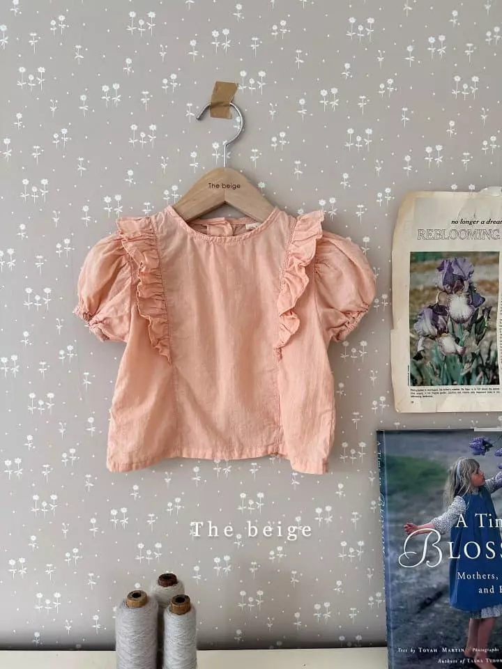 The Beige - Korean Children Fashion - #minifashionista - Wing Frill Blouse - 3