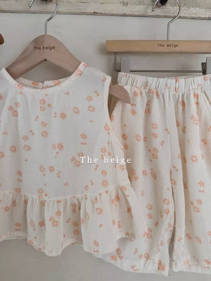 The Beige - Korean Children Fashion - #minifashionista - Girl Top Bottom Set - 3