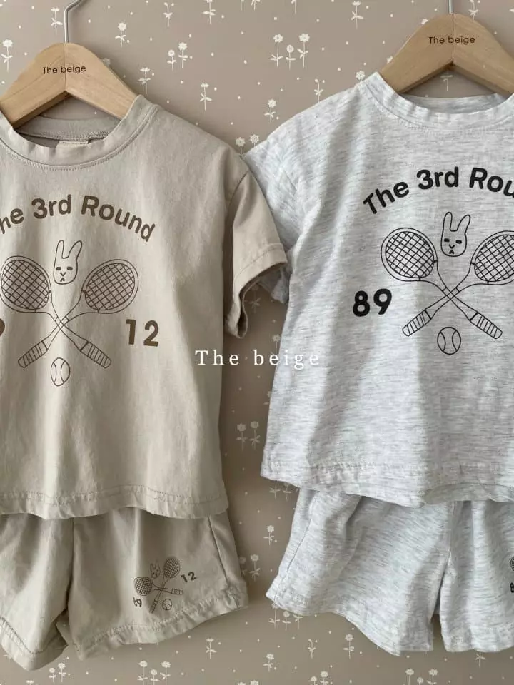The Beige - Korean Children Fashion - #minifashionista - Tennis Top Bottom Set
