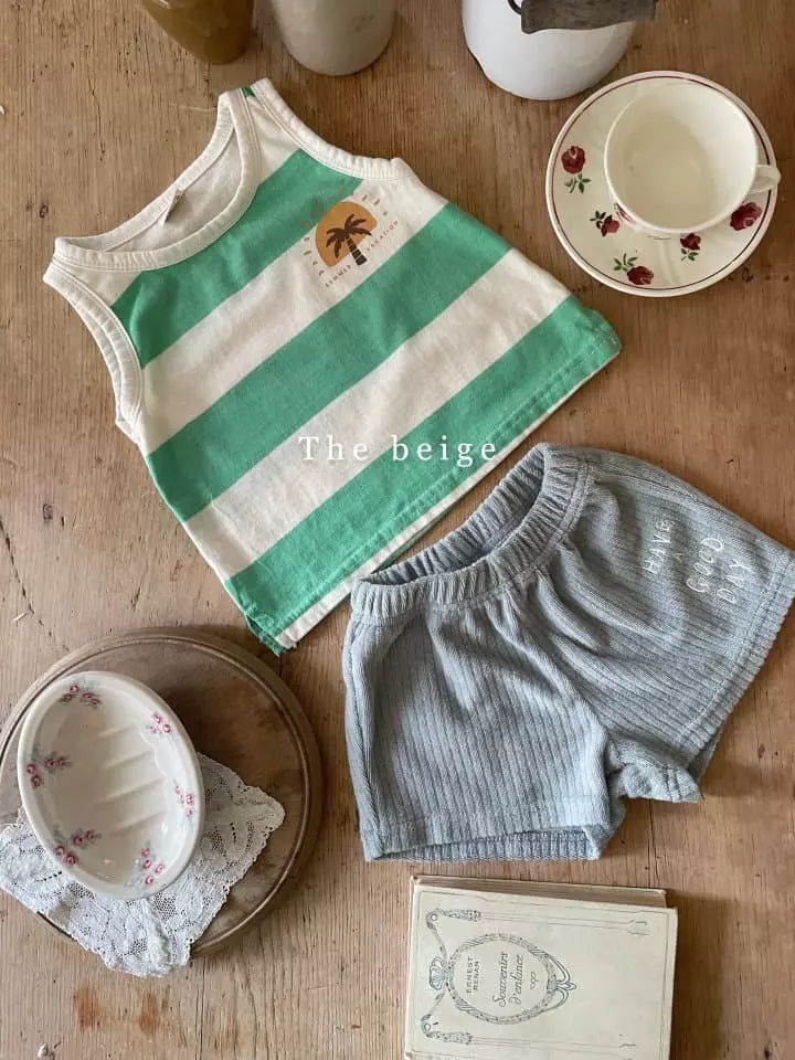 The Beige - Korean Children Fashion - #prettylittlegirls - Stripes Sleeveless - 2