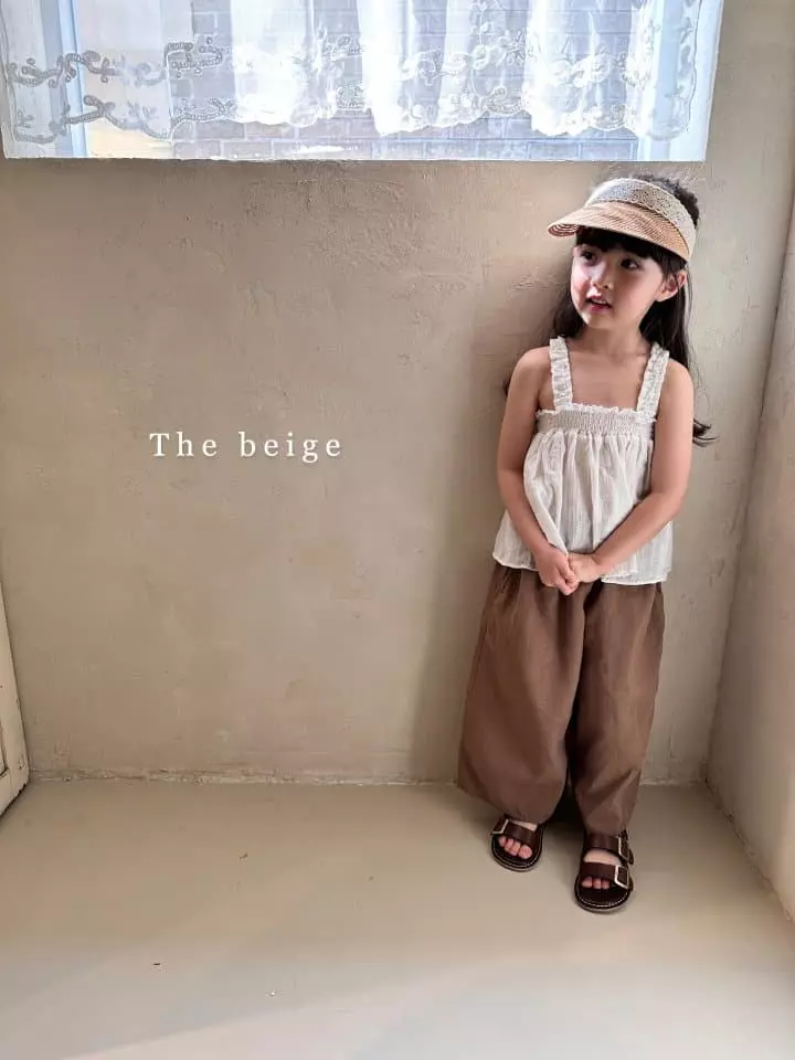 The Beige - Korean Children Fashion - #prettylittlegirls - Smocked Sleeveless Blouse - 7