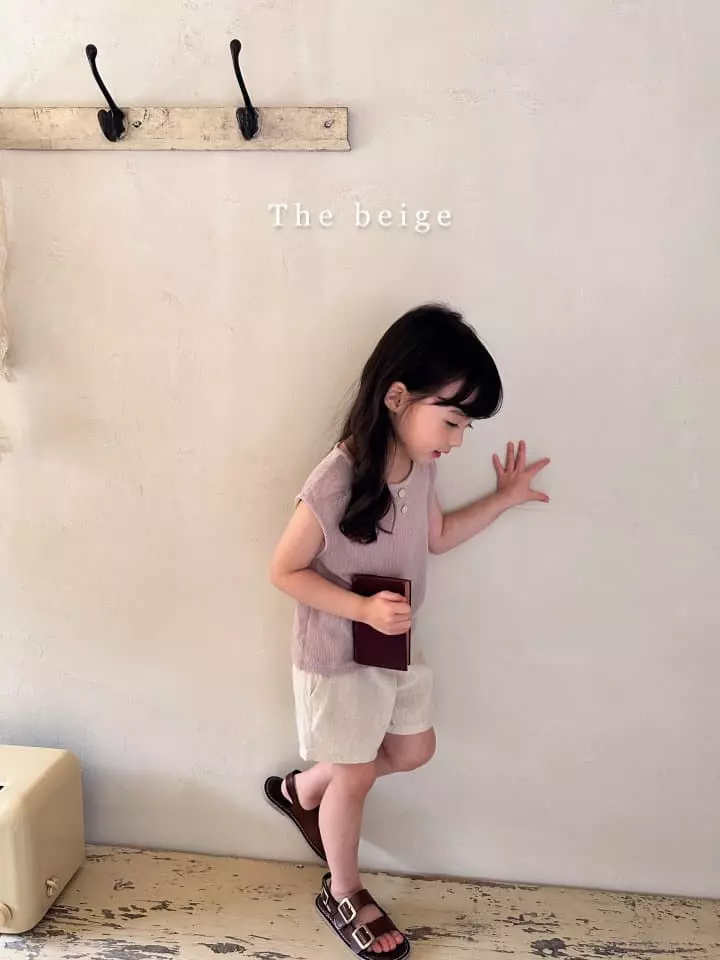 The Beige - Korean Children Fashion - #todddlerfashion - Linen Piping Shorts - 12