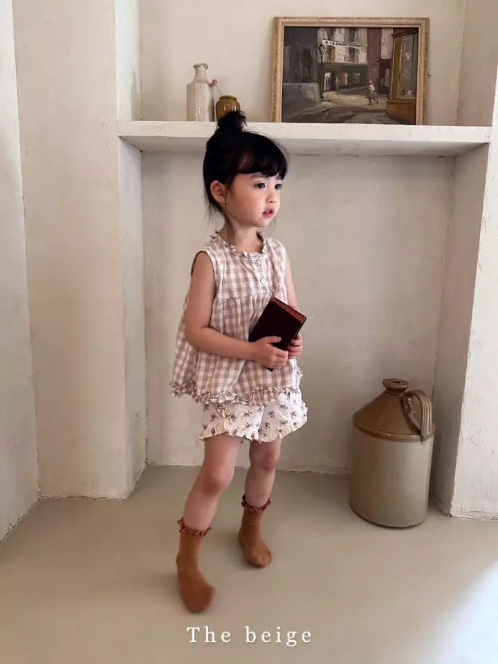 The Beige - Korean Children Fashion - #prettylittlegirls - Check Frill Blouse - 4