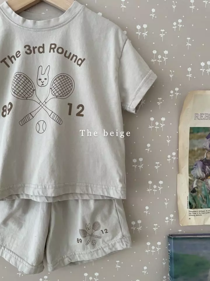 The Beige - Korean Children Fashion - #todddlerfashion - Tennis Top Bottom Set - 3