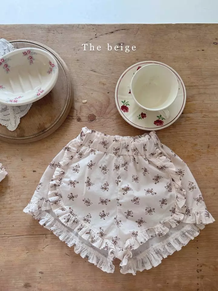 The Beige - Korean Children Fashion - #todddlerfashion - Frill Shorts