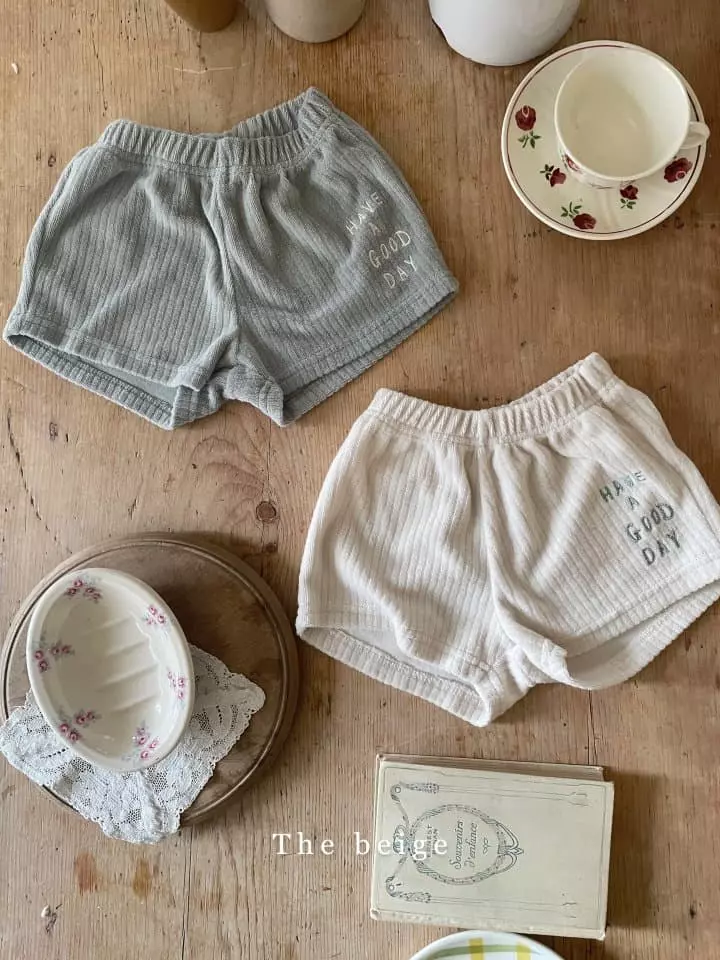 The Beige - Korean Children Fashion - #toddlerclothing - Terry Shorts - 3