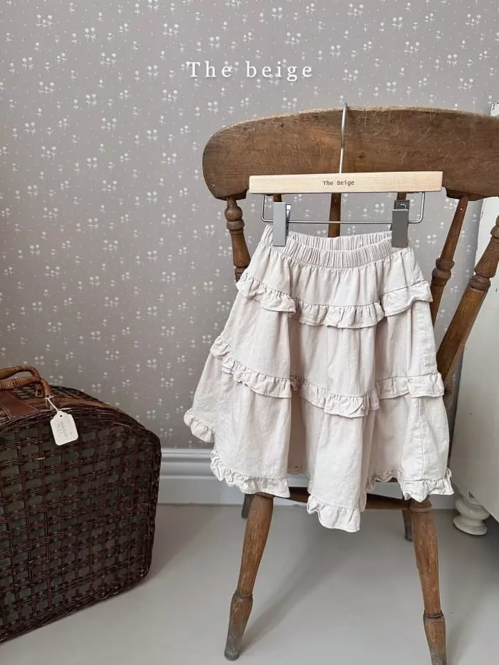 The Beige - Korean Children Fashion - #toddlerclothing - Frill Cancan Skirt