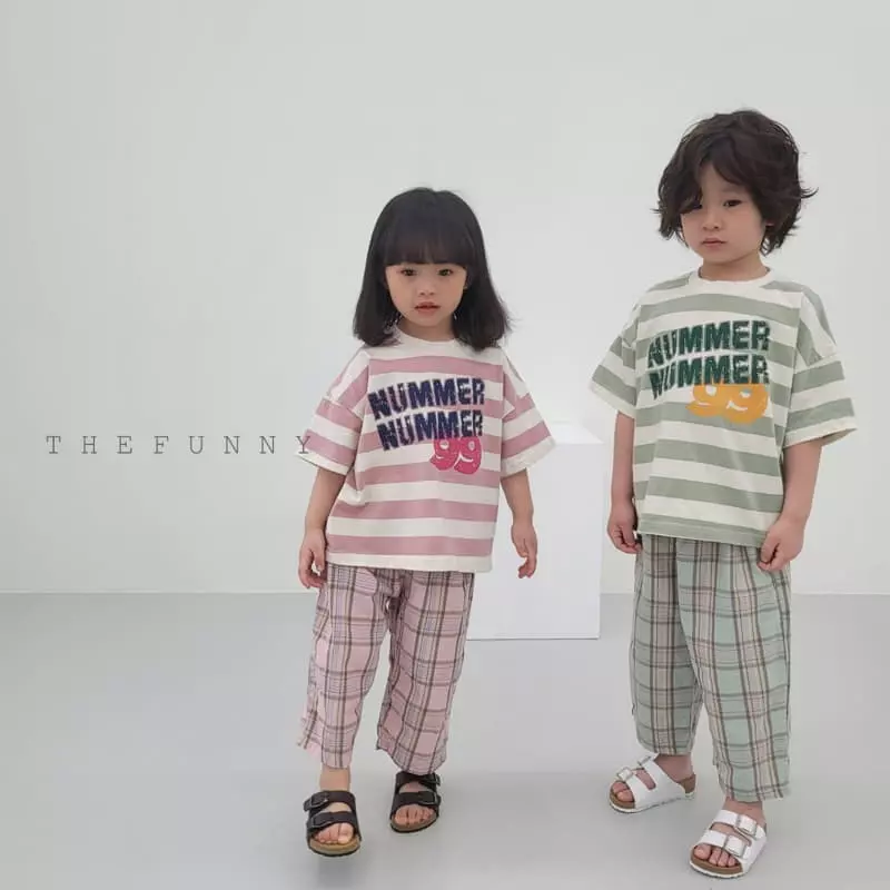 The Funny - Korean Children Fashion - #Kfashion4kids - Check Pants