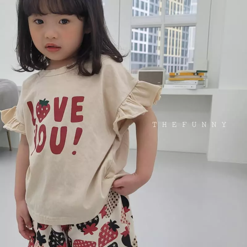 The Funny - Korean Children Fashion - #childrensboutique - Love Tee - 3