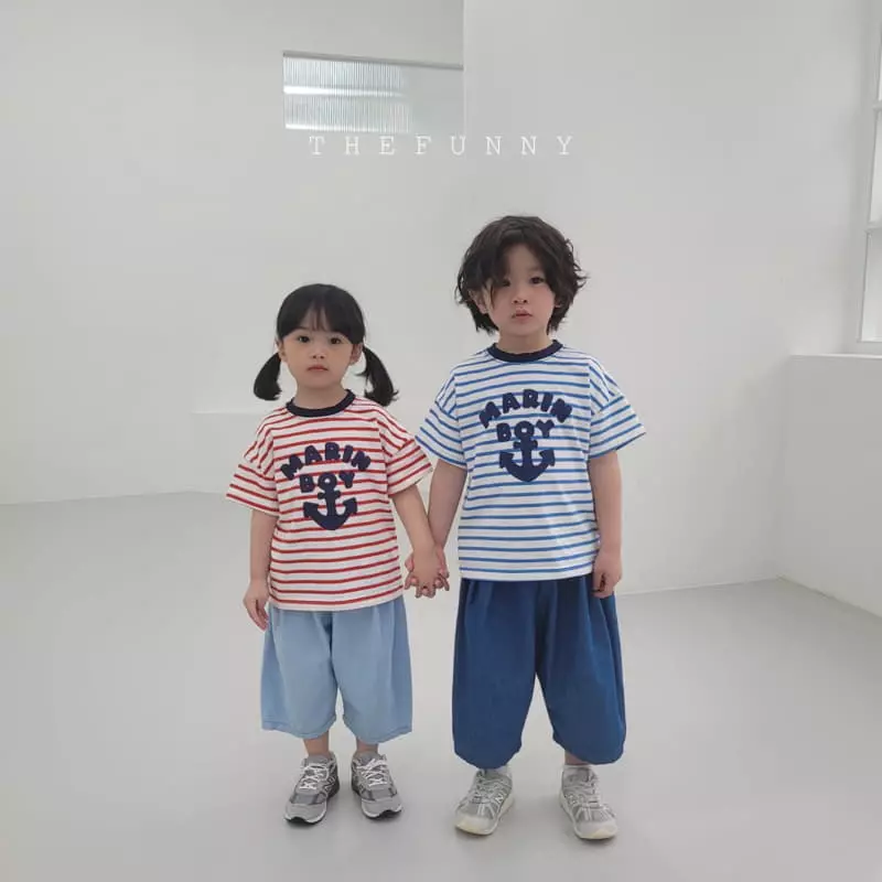 The Funny - Korean Children Fashion - #designkidswear - Marine Tee