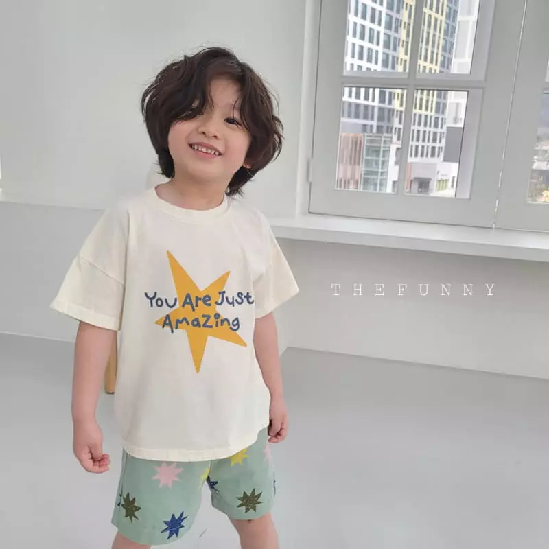 The Funny - Korean Children Fashion - #kidsshorts - Thunder Tee - 9