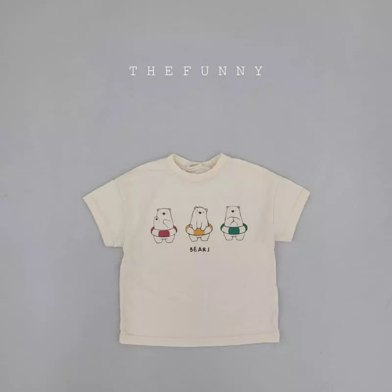 The Funny - Korean Children Fashion - #kidsstore - Bear Three Tee - 12