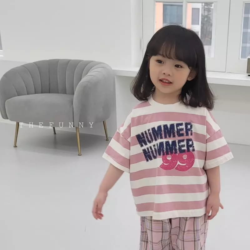 The Funny - Korean Children Fashion - #prettylittlegirls - Number Tee - 5