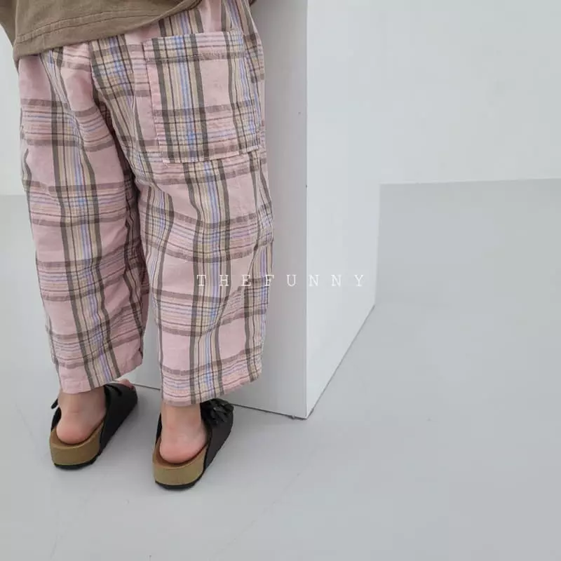 The Funny - Korean Children Fashion - #prettylittlegirls - Check Pants - 5