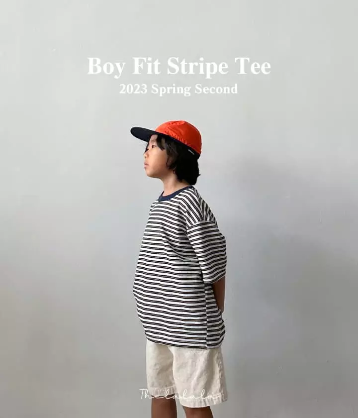 The Lalala - Korean Children Fashion - #childrensboutique - Boy Fit Stripes Tee - 2