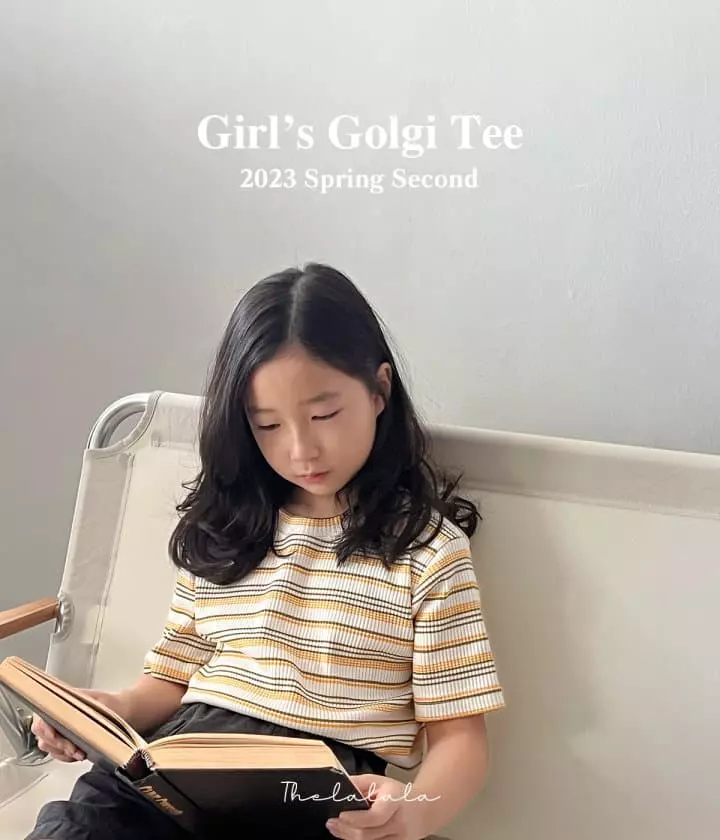 The Lalala - Korean Children Fashion - #childrensboutique - Girls Rib Tee