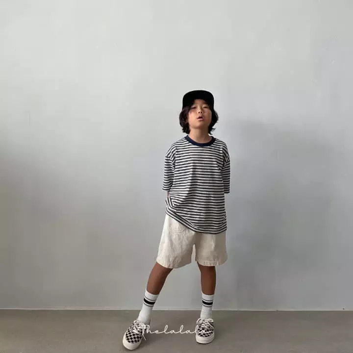 The Lalala - Korean Children Fashion - #designkidswear - Boy Fit Stripes Tee - 3