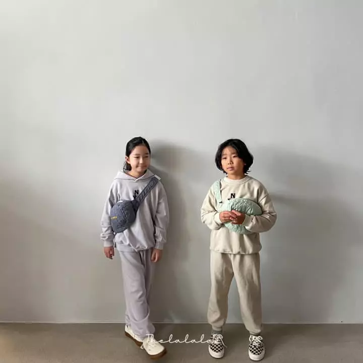 The Lalala - Korean Children Fashion - #prettylittlegirls - NYC Hoody Bottom Set - 5