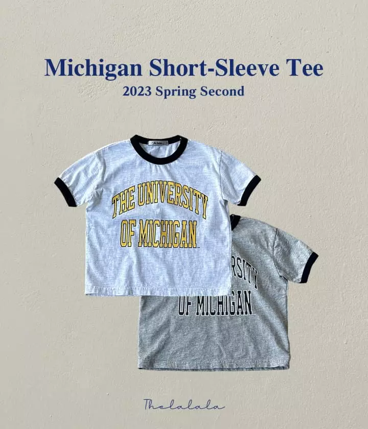 The Lalala - Korean Children Fashion - #prettylittlegirls - Michigan Short Sleeves Teee - 10