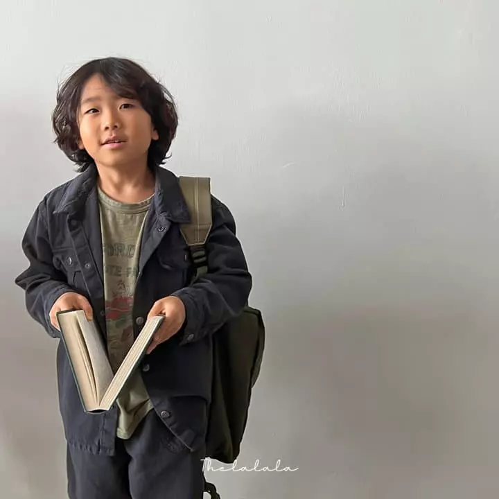 The Lalala - Korean Children Fashion - #stylishchildhood - Gabardine Jacket - 6