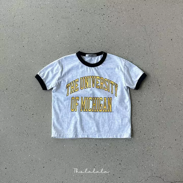 The Lalala - Korean Children Fashion - #todddlerfashion - Michigan Short Sleeves Teee - 11