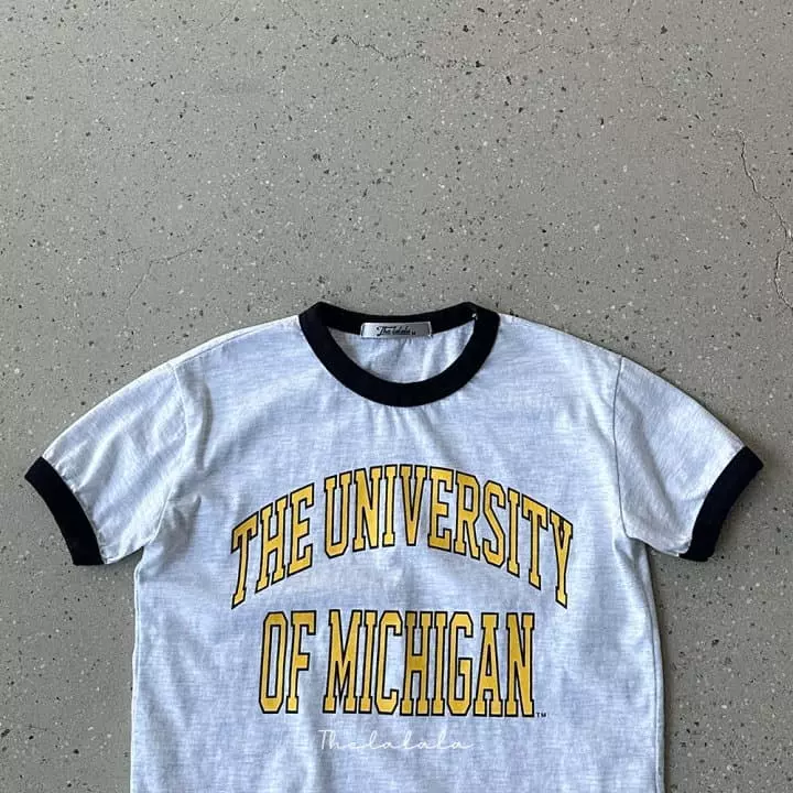 The Lalala - Korean Children Fashion - #toddlerclothing - Michigan Short Sleeves Teee - 12