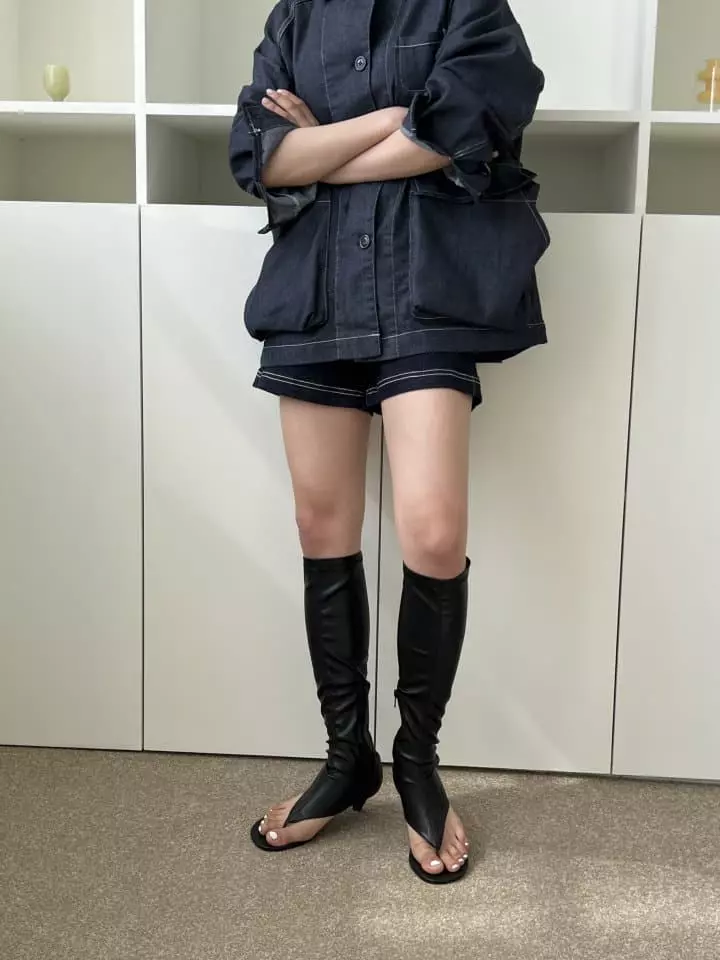 The Muse - Korean Women Fashion - #momslook - 1059 Tension Long Boots
