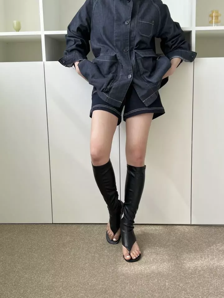 The Muse - Korean Women Fashion - #momslook - 1059 Tension Long Boots - 2
