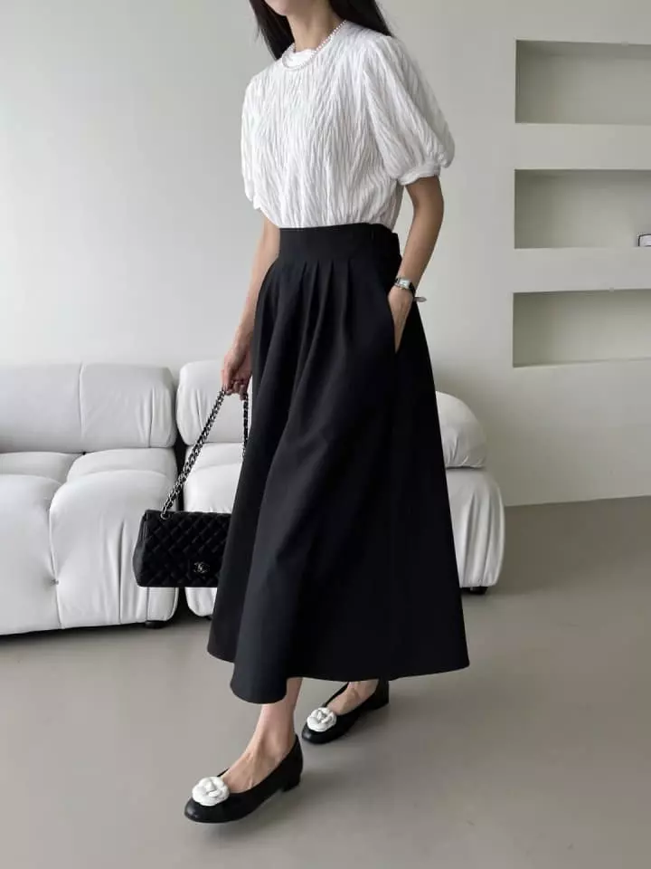 The Muse - Korean Women Fashion - #momslook - 1047 Camelia Flower Flalts - 2