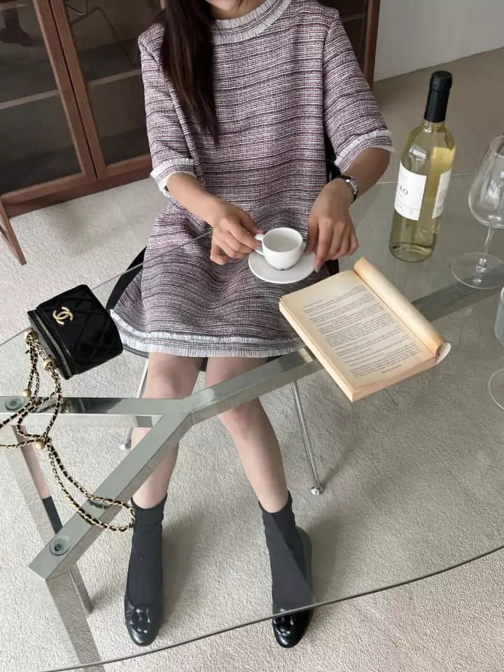 The Muse - Korean Women Fashion - #momslook - 1047 Camelia Flower Flalts - 6