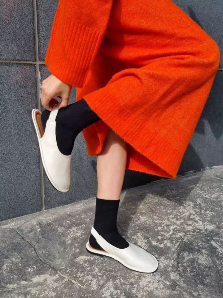 The Muse - Korean Women Fashion - #momslook - 1043 Round Band Flats - 2