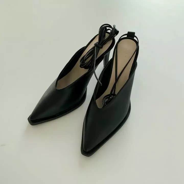 The Muse - Korean Women Fashion - #momslook - 1023 V Line Mule - 10