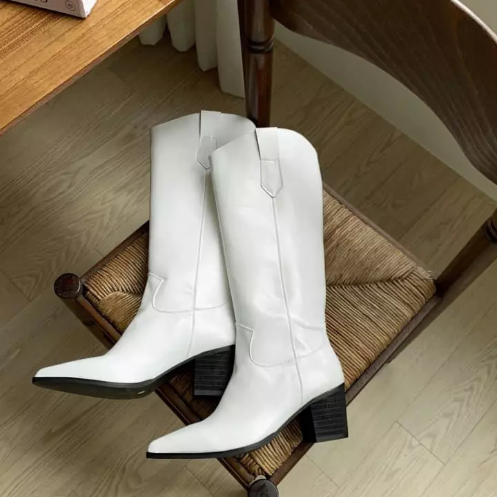 The Muse - Korean Women Fashion - #momslook - 1001 Long Western Boots - 9