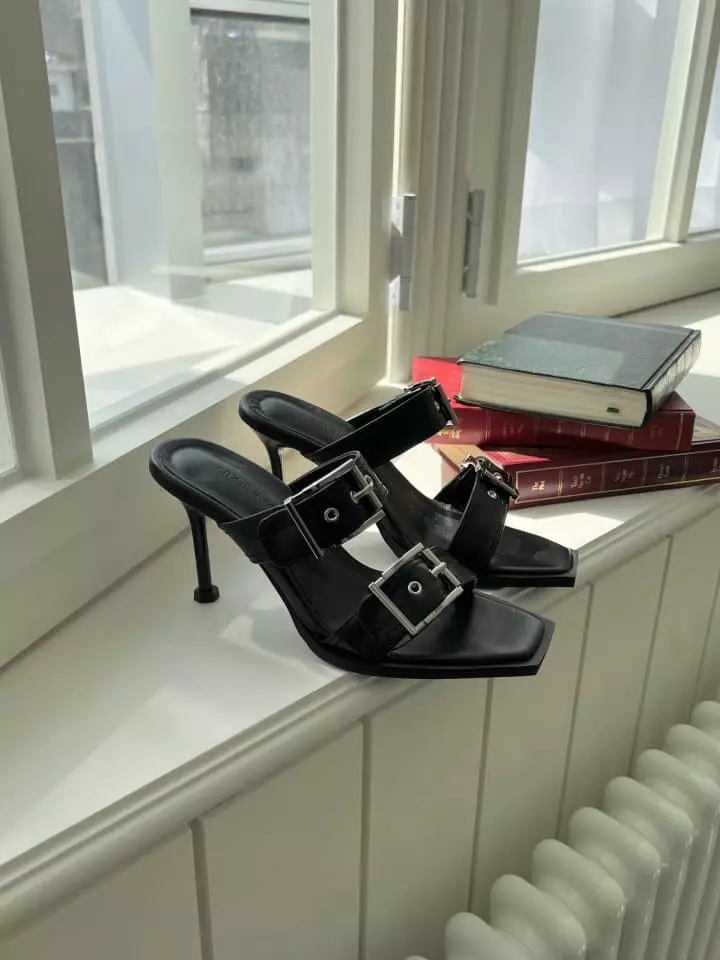 The Muse - Korean Women Fashion - #momslook - 1064 Warmer Mule Heels - 4