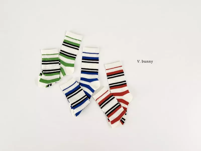V Bunny - Korean Children Fashion - #childofig - Ppappiyong Socks Set - 9