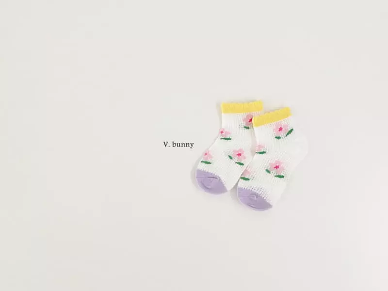 V Bunny - Korean Children Fashion - #childofig - Esabel Socks Set - 6