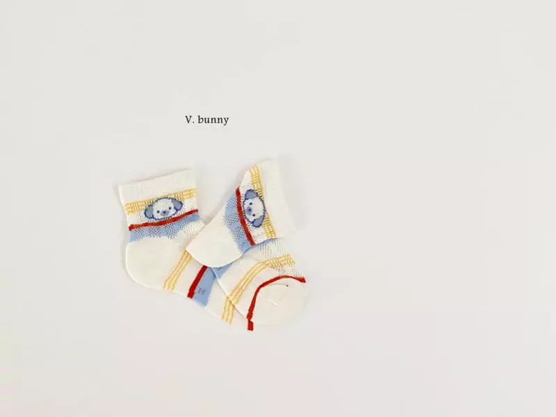 V Bunny - Korean Children Fashion - #stylishchildhood - Happy Socks Set - 4