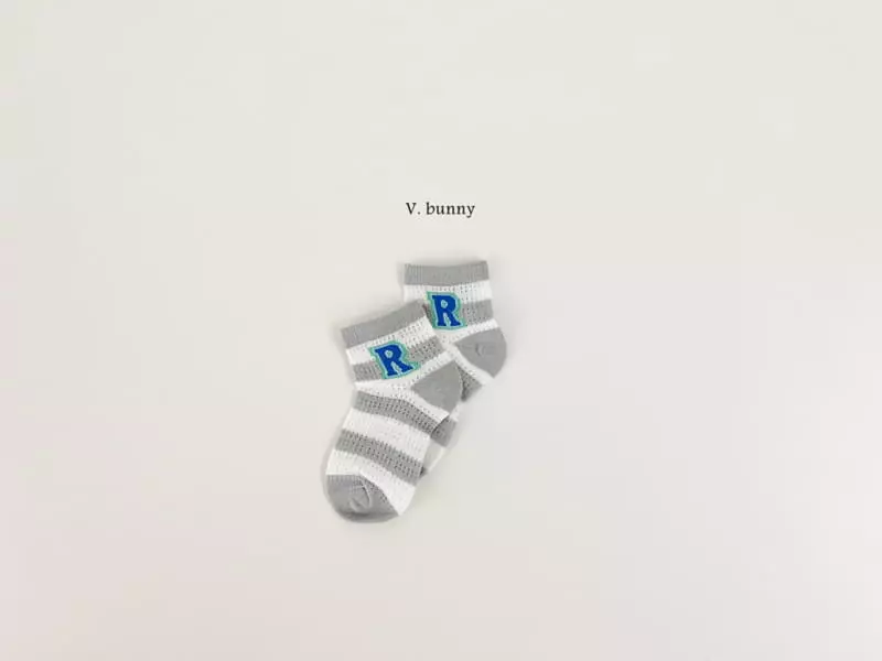 V Bunny - Korean Children Fashion - #childofig - Alpa Socks Set - 3