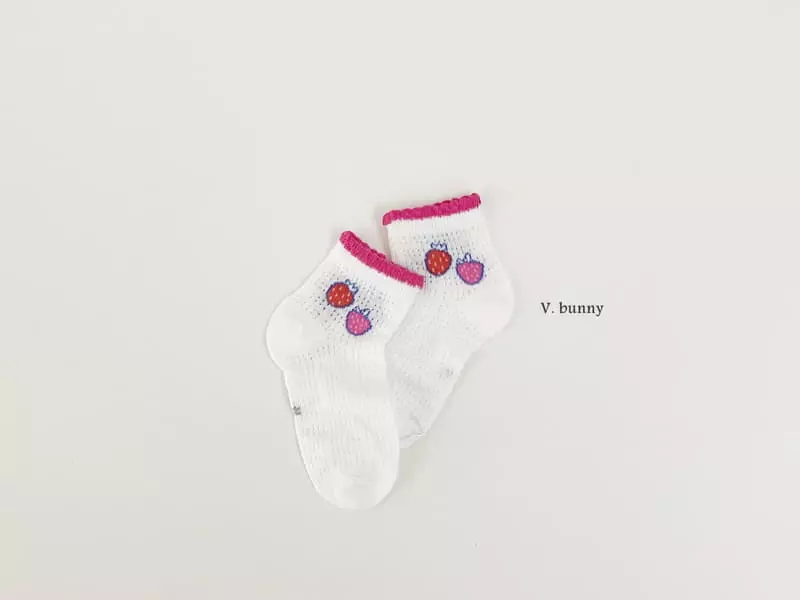 V Bunny - Korean Children Fashion - #childofig - Minimi Socks Set - 4