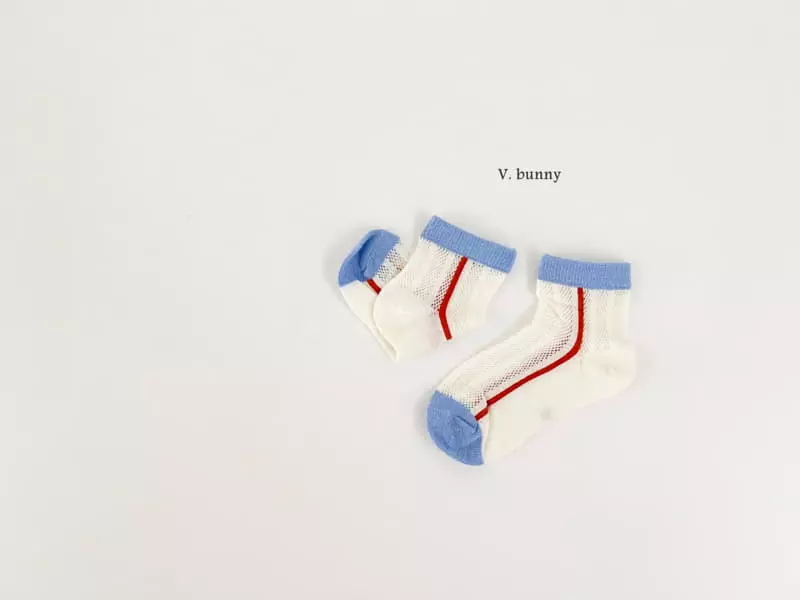V Bunny - Korean Children Fashion - #childrensboutique - Happy Socks Set - 5