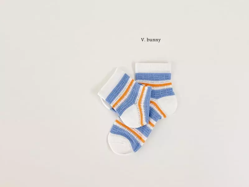 V Bunny - Korean Children Fashion - #childrensboutique - Tomi Socks Set - 3