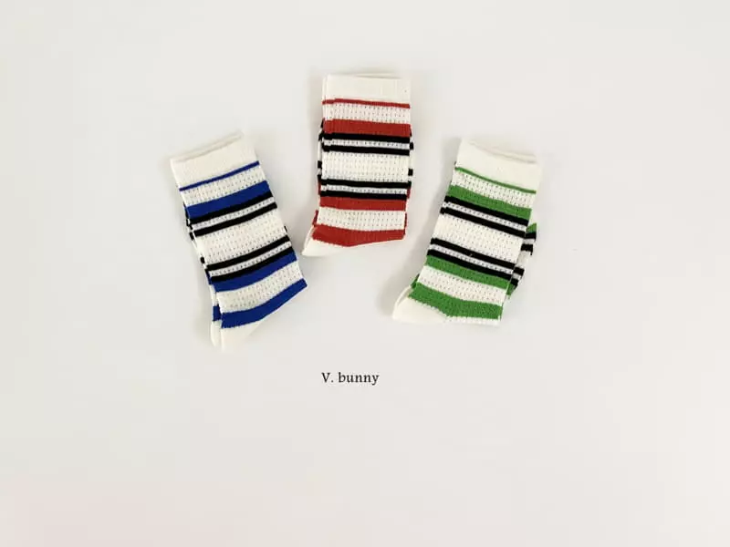 V Bunny - Korean Children Fashion - #designkidswear - Ppappiyong Socks Set - 11