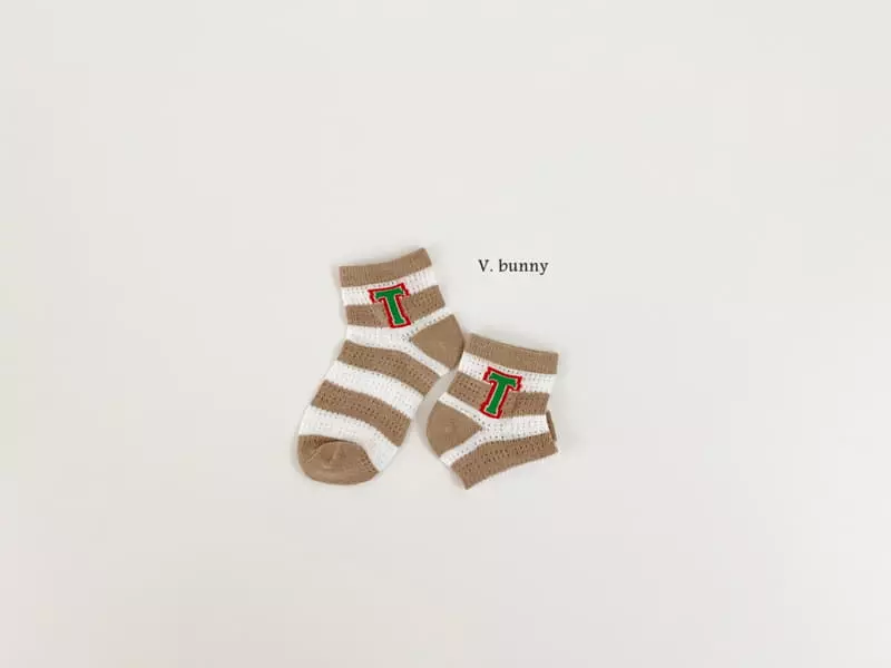 V Bunny - Korean Children Fashion - #designkidswear - Alpa Socks Set - 5